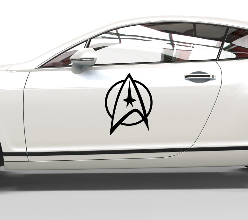 37132 Aufkleber Star Trek Symbol der Sternenflotte 2270